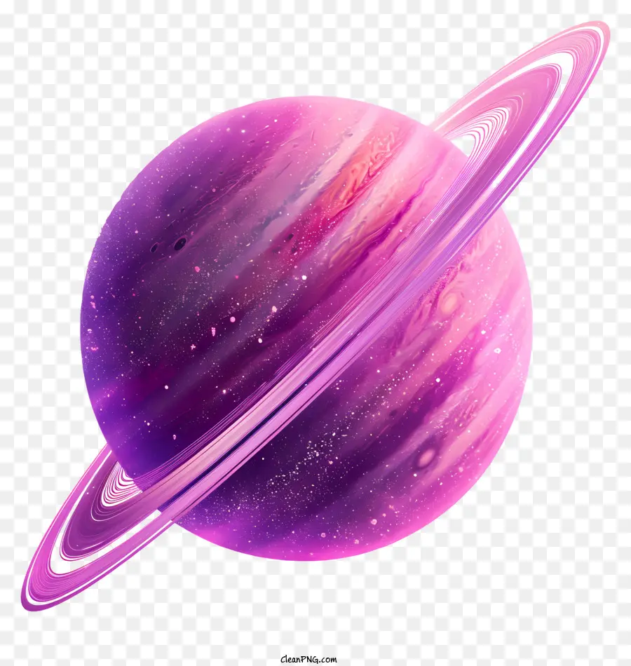El Planeta Saturno，Planeta Púrpura PNG