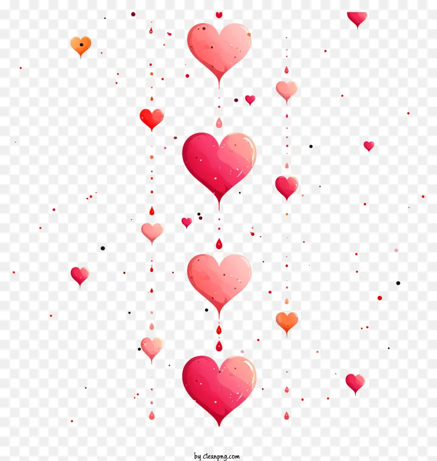 Fondo Del Patrón Del Corazón，Decoraciones Del Día De San Valentín PNG