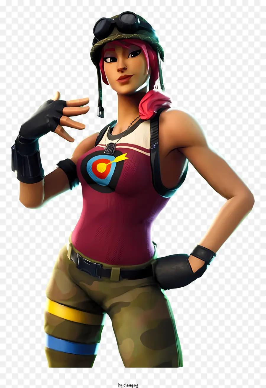 Fortnite，Mujer Soldado PNG