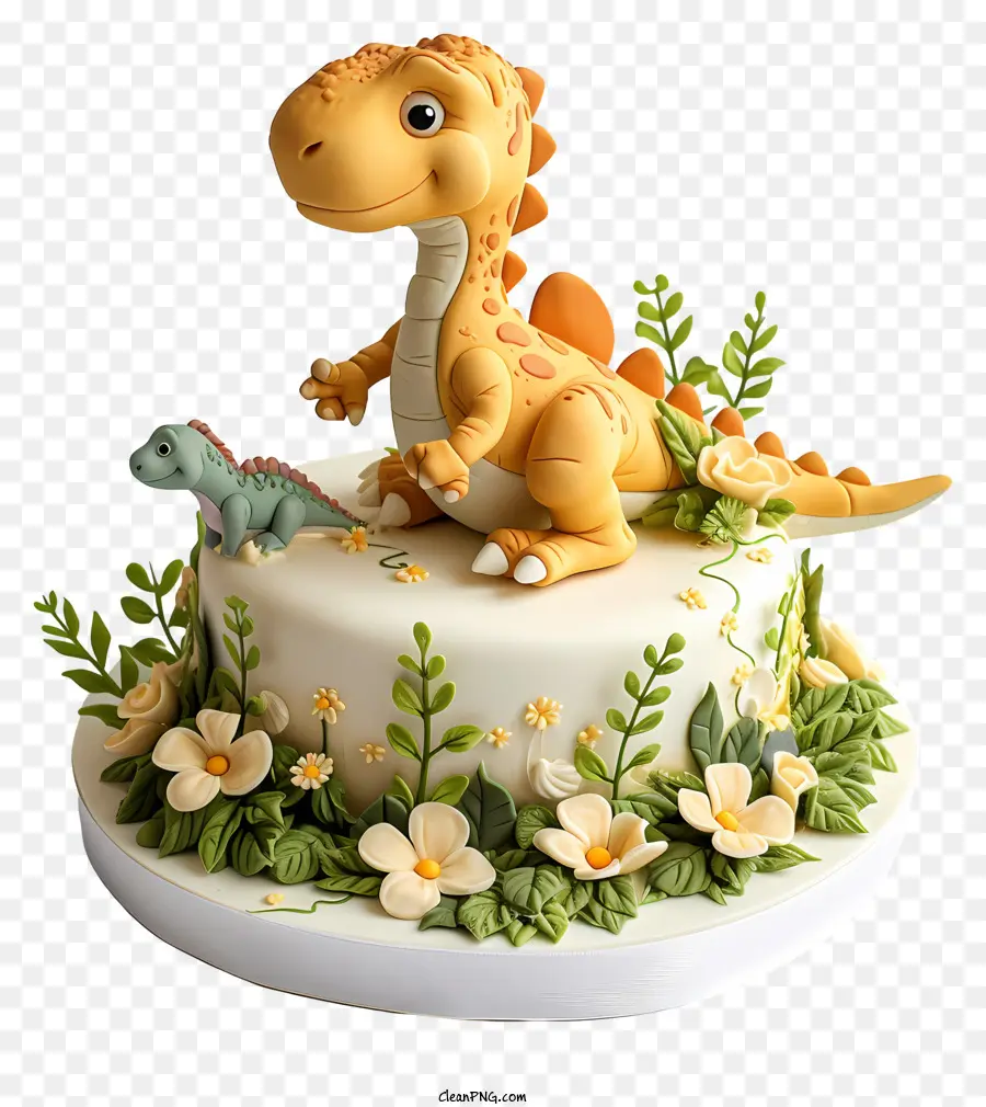 Pastel De Cumpleaños De Dinosaurio，Pastel De Dinosaurio PNG