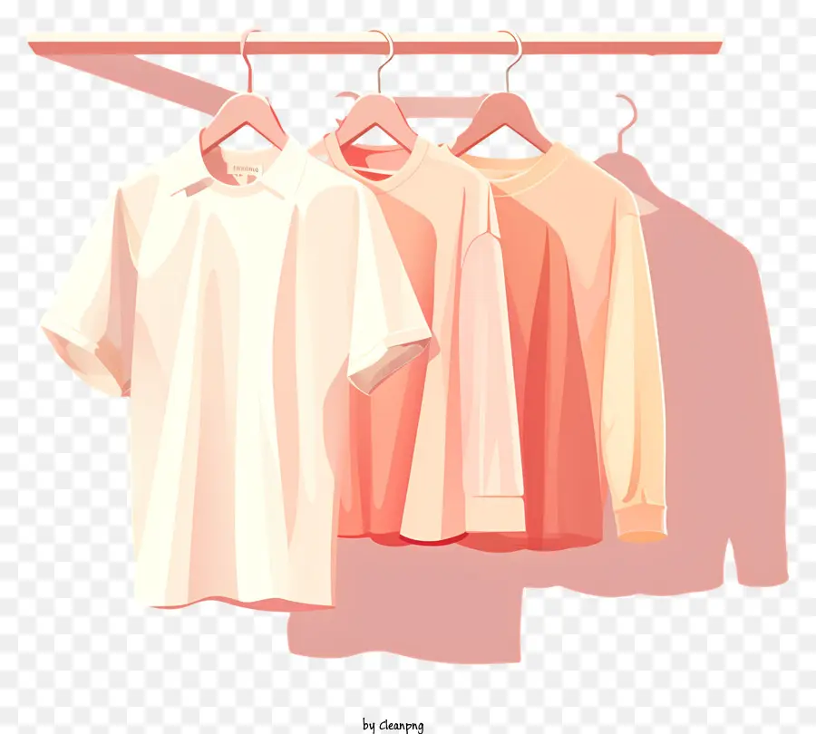 Camisas Colgadas En Estante，Ropa De Rack PNG