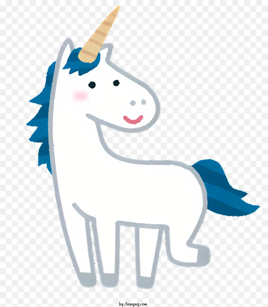 Unicornio，Blanco PNG