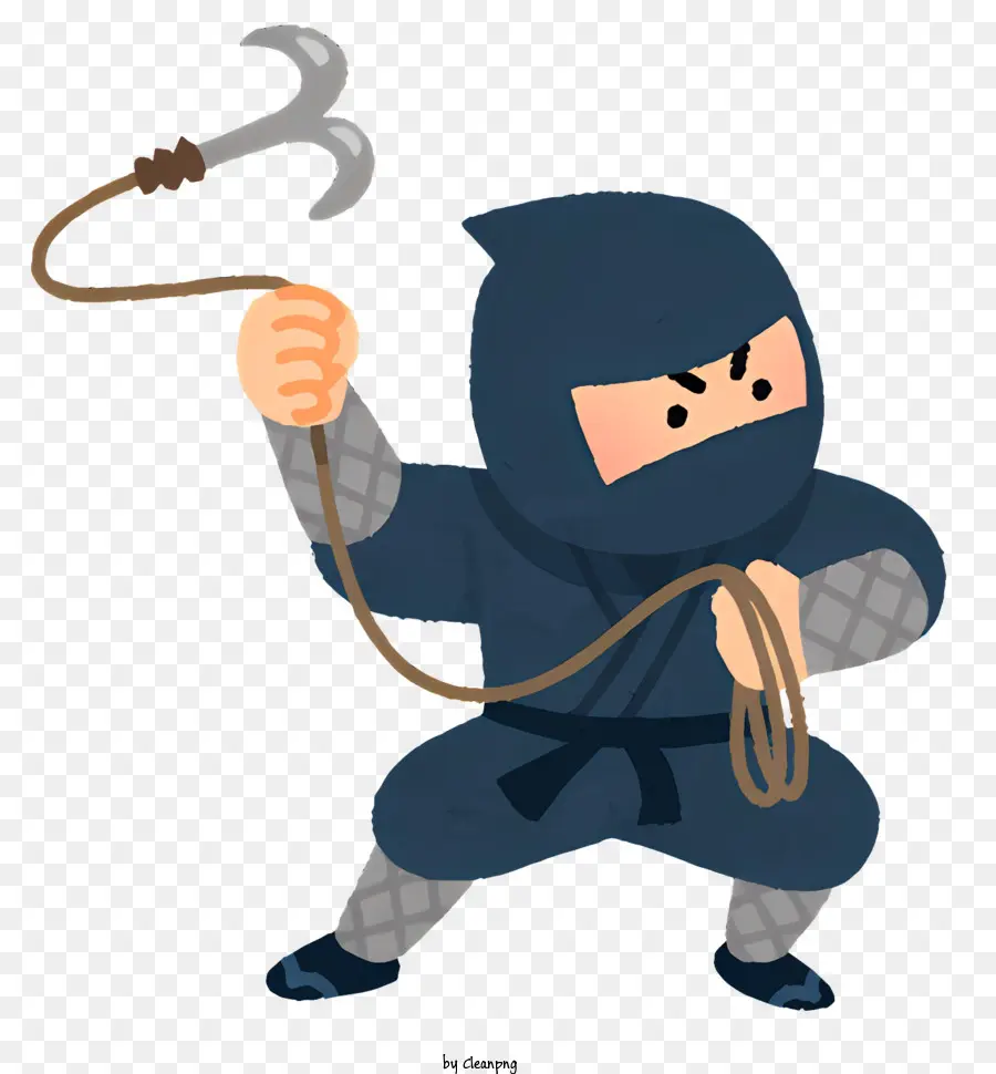 Ninja，Hombre Con Atuendo Azul PNG