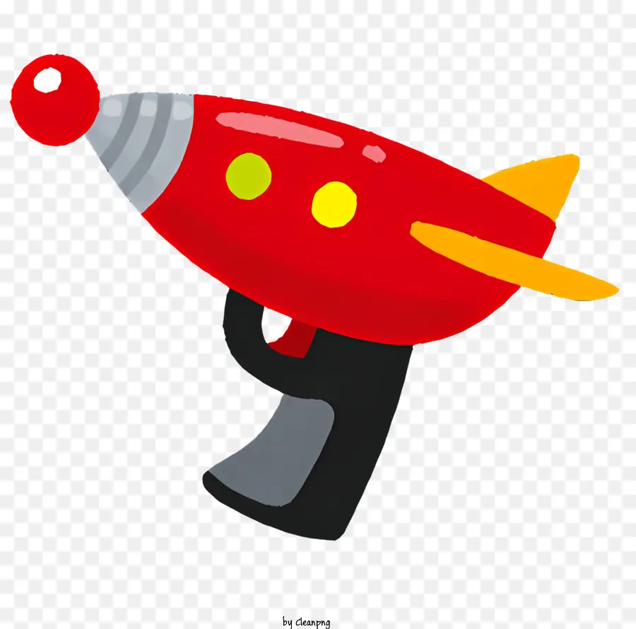 Buque De Cohete Rojo，Barco De Cohete De Plástico PNG