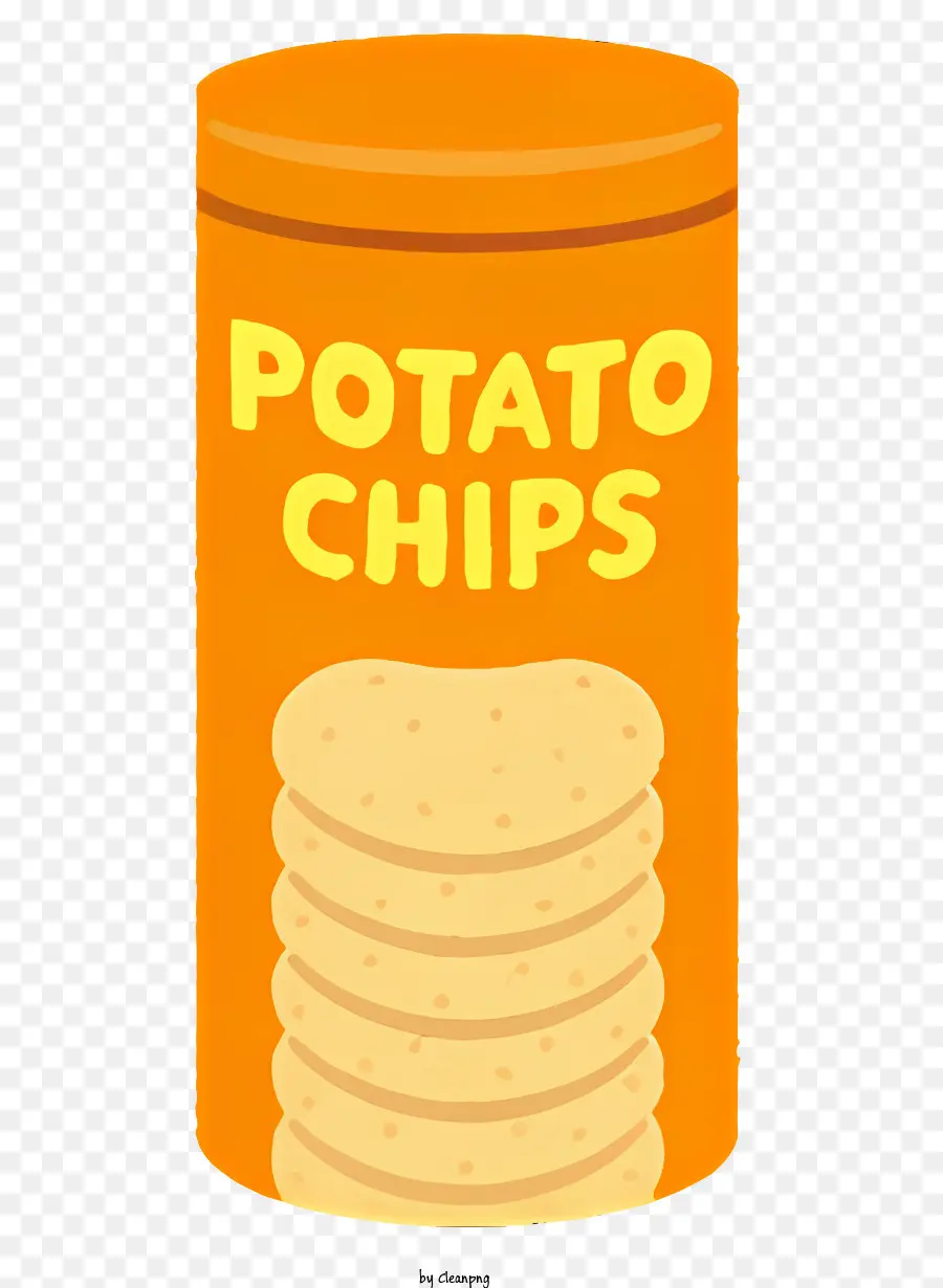 Potato Chips，Lata De Papas Fritas PNG