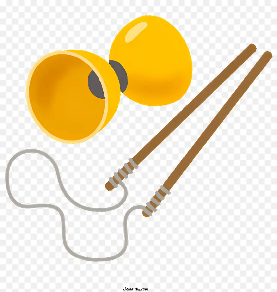 Vuvuzela，Objeto Amarillo PNG