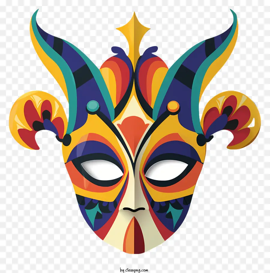 Día De Fastnacht，Máscara Colorida PNG