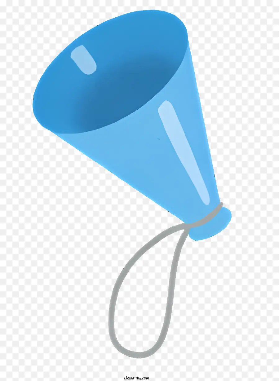 Megáfono，De Plástico Azul PNG
