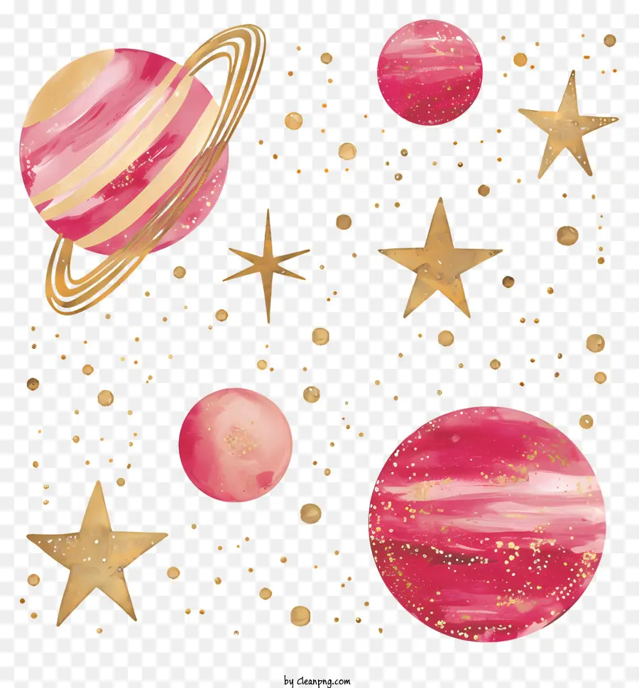 Planeta Galaxia，Planetas Rosas PNG