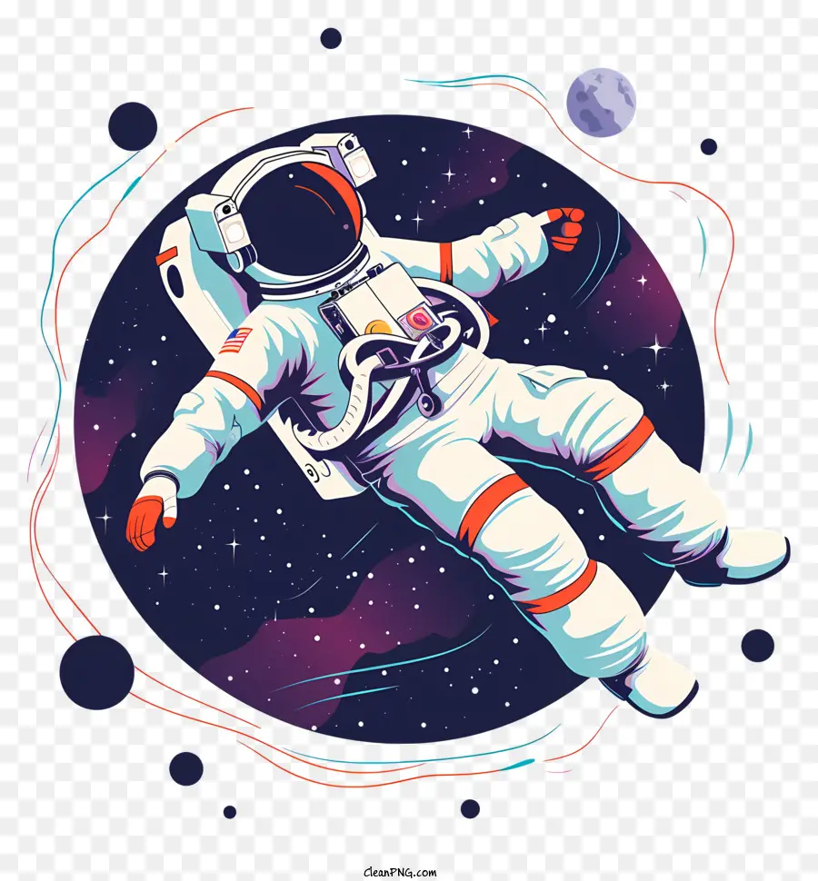 Espacio Flotante De Astronauta，Astronauta PNG