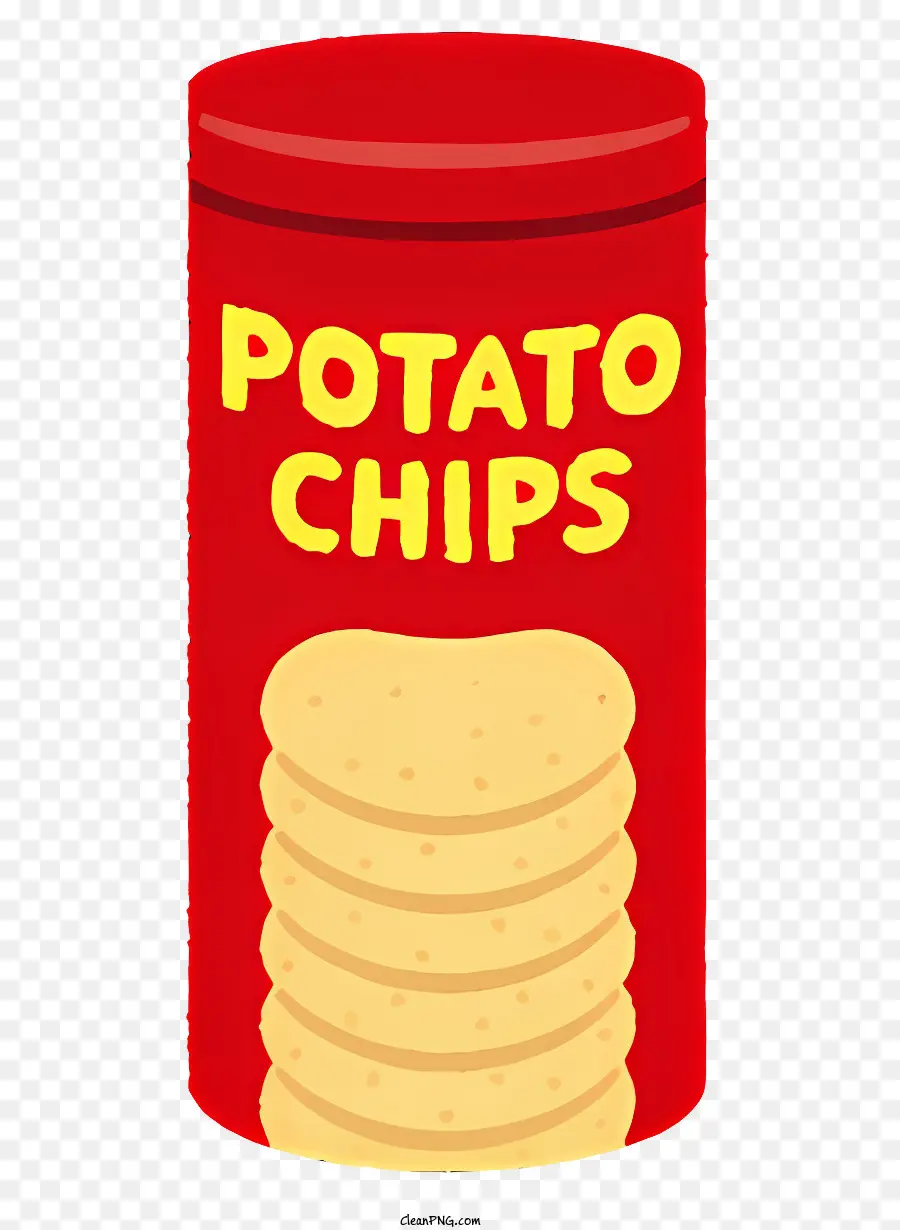 Potato Chips，Lata De Papas Fritas PNG