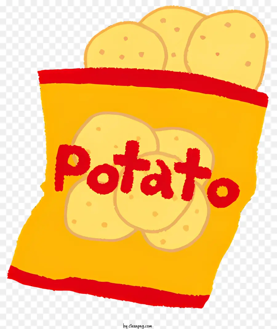 Potato Chips，Bolsa De Patatas Fritas PNG