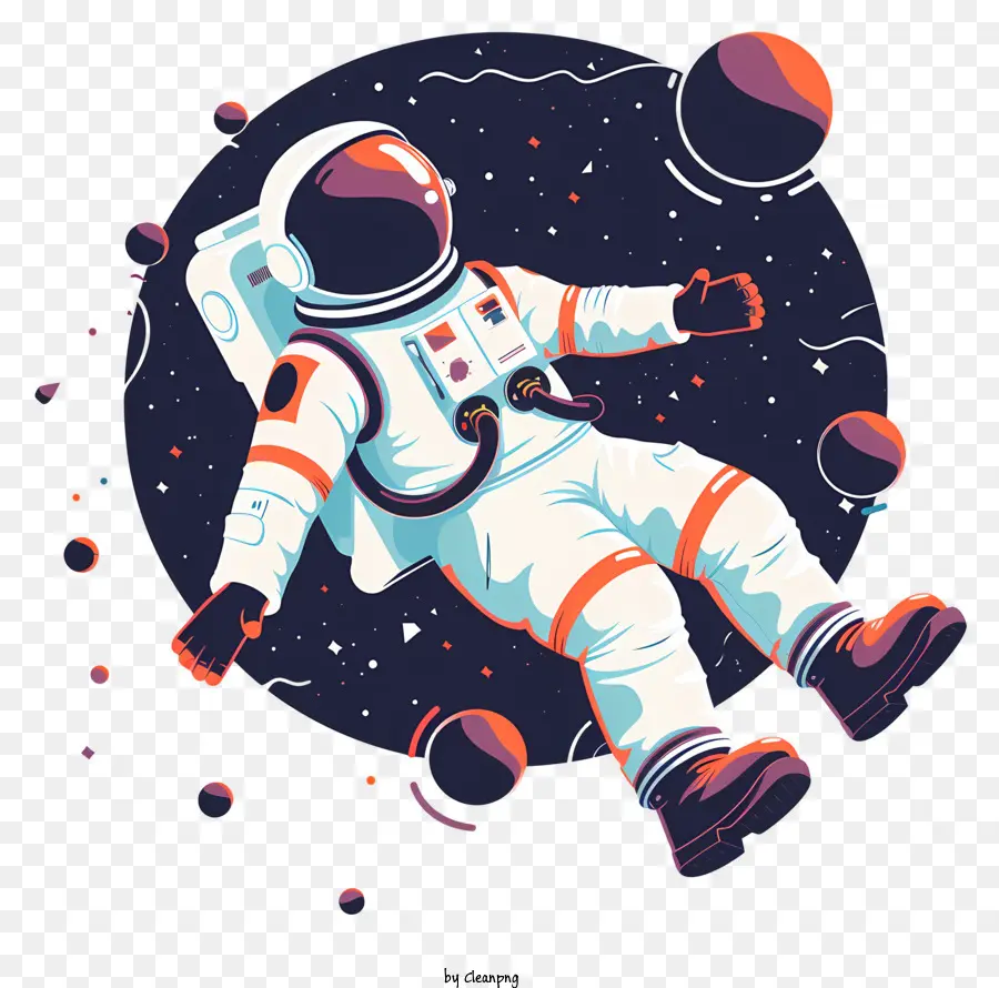 Espacio Flotante De Astronauta，Astronauta PNG