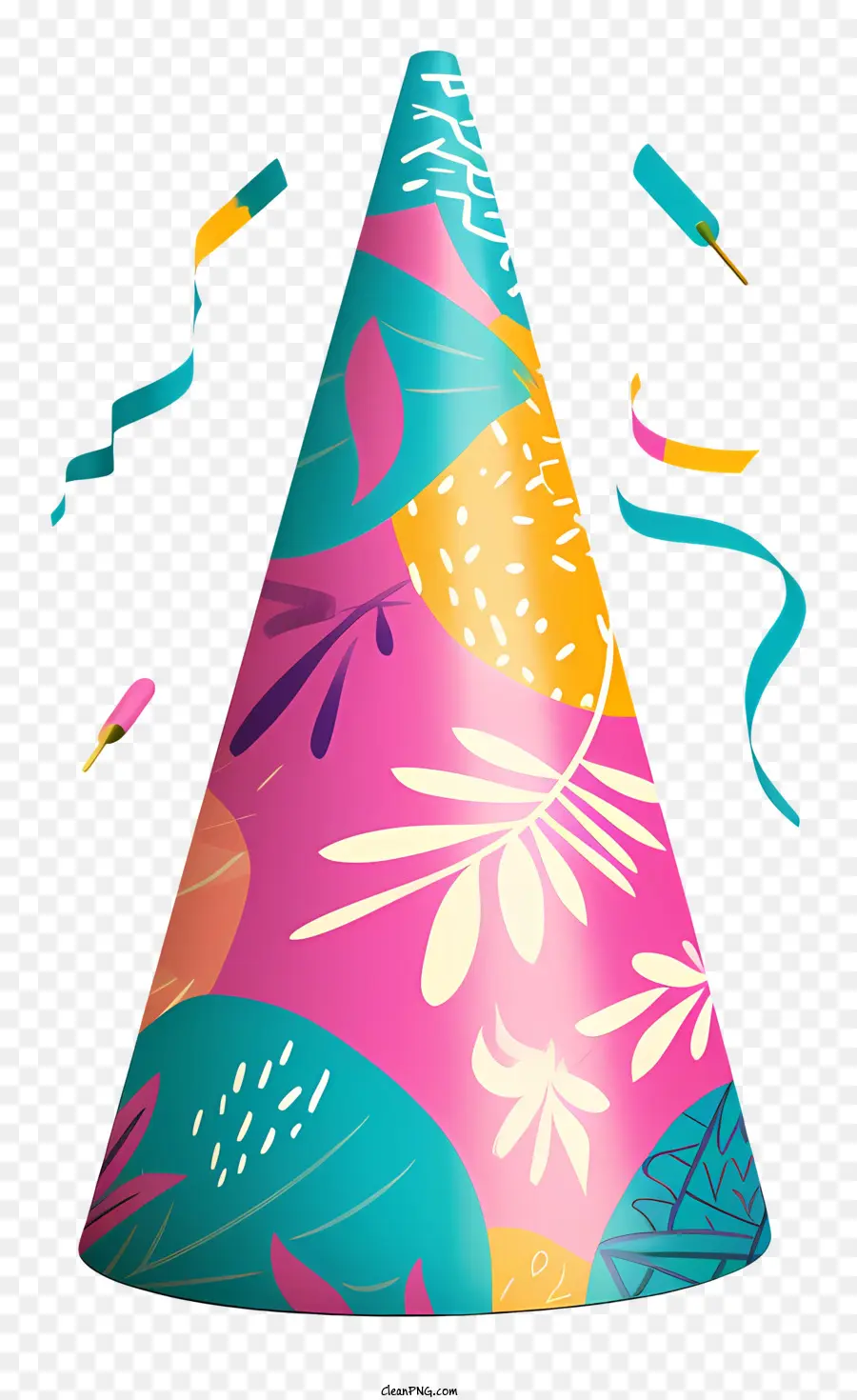 Sombrero De Fiesta，Diseño Colorido PNG