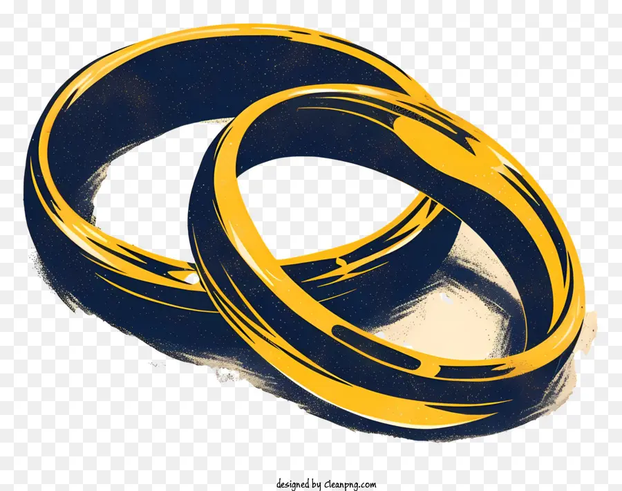 Anillos De Boda，Anillos Estilizados PNG