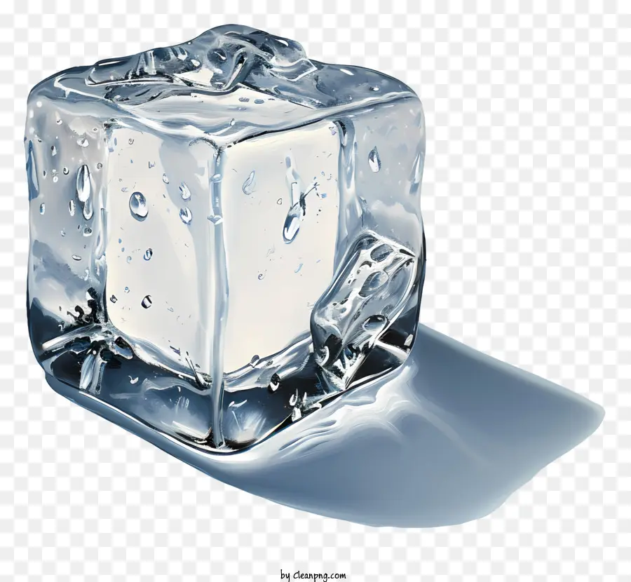 Cubo De Hielo，Cubo De Hielo Claro PNG