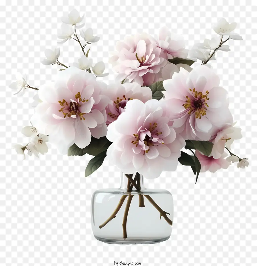 Elegante Icono De Arreglo Floral，Florero PNG