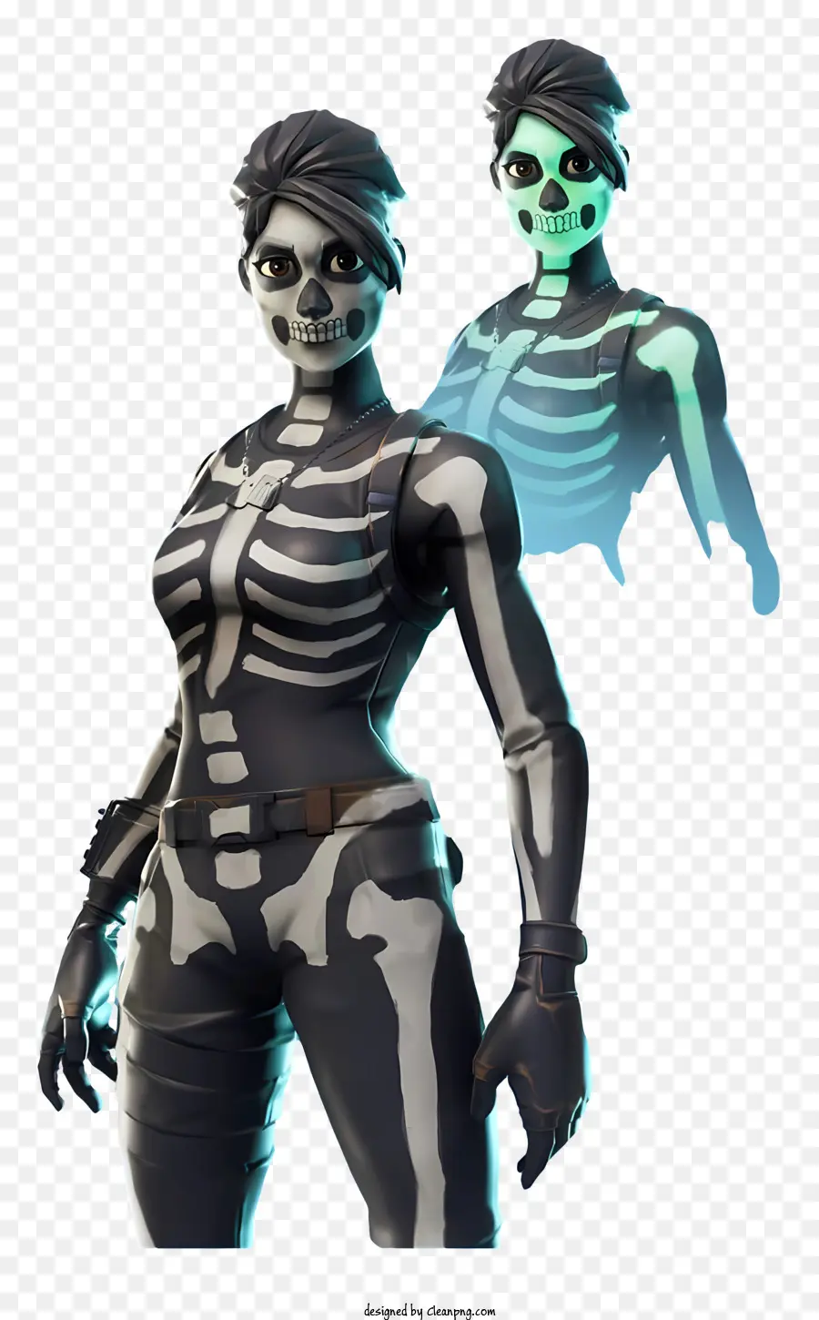 Fortnite，Mujer Calavera PNG