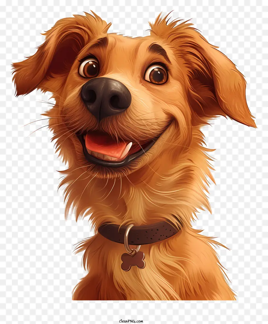 Perro De Dibujos Animados，Perro Feliz PNG