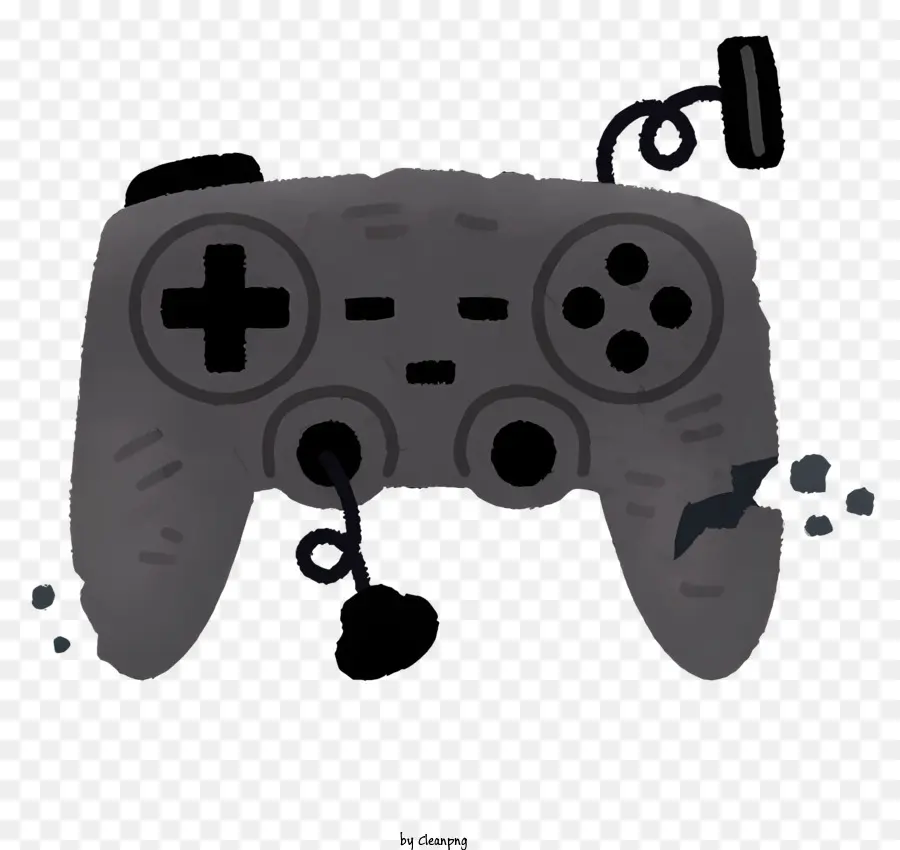 Juego，Controlador De Juego Roto PNG