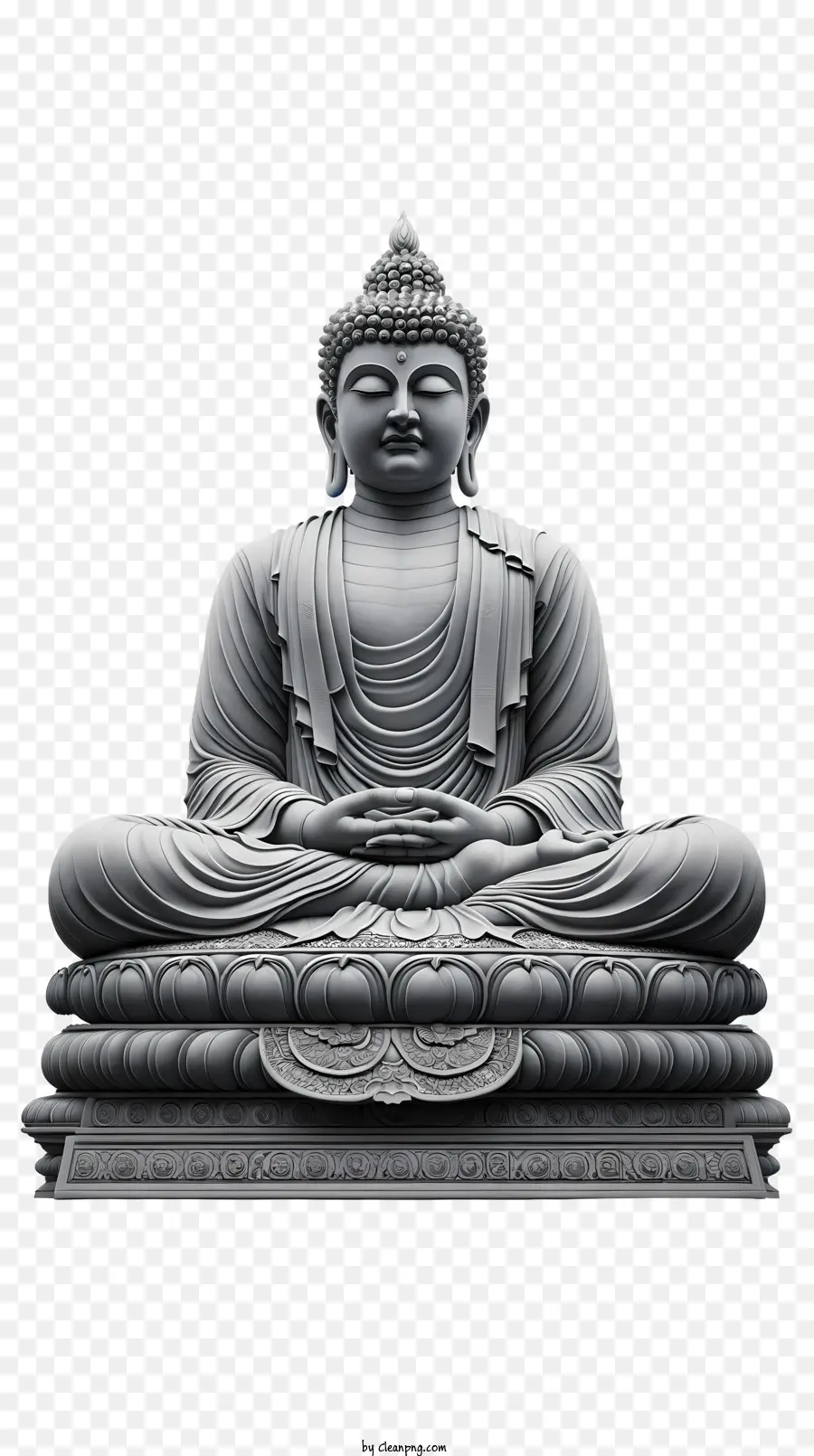 Buda，Estatua De Buda 3d PNG