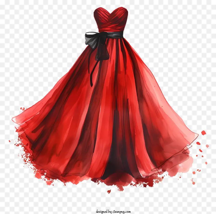 Día De La Vestimenta，Vestido Rojo PNG