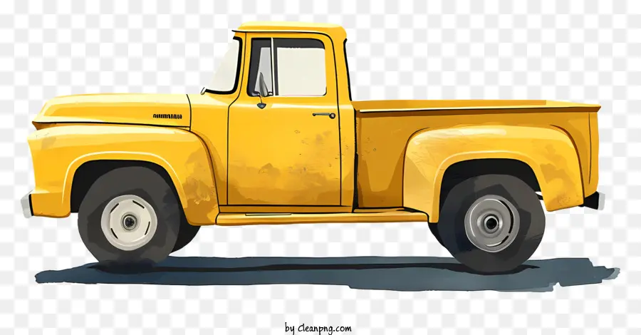 Camioneta，Camioneta Amarilla PNG