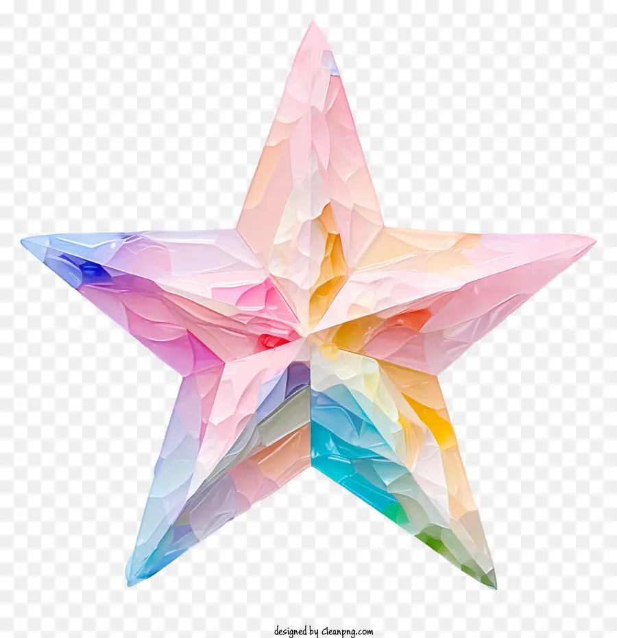 Estrella，Estrella De Color PNG