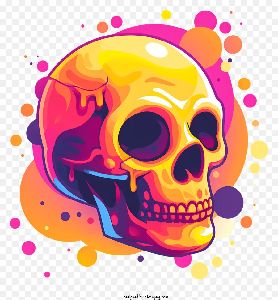 Calavera De Muerte，Cráneo PNG