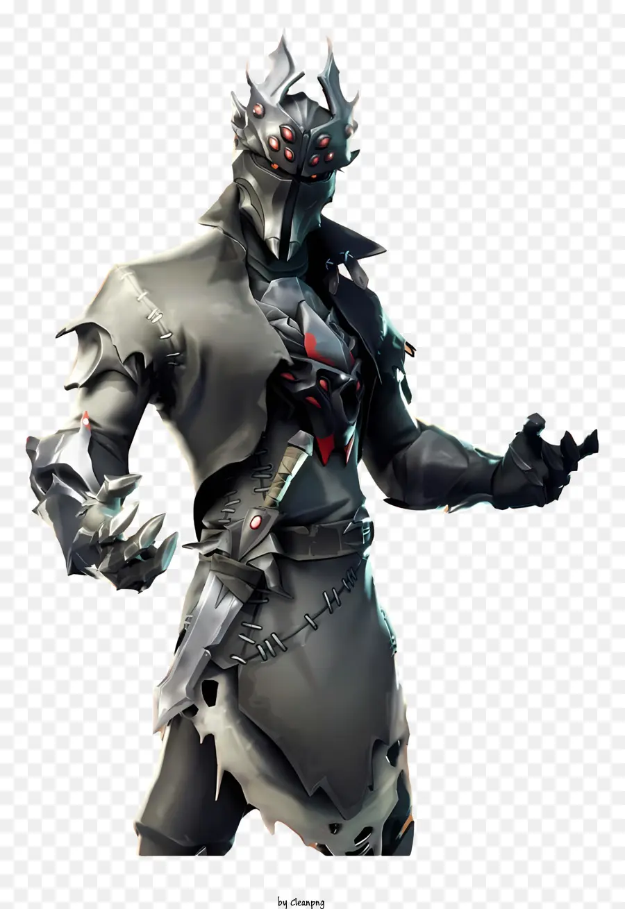 Fortnite，Traje Negro PNG