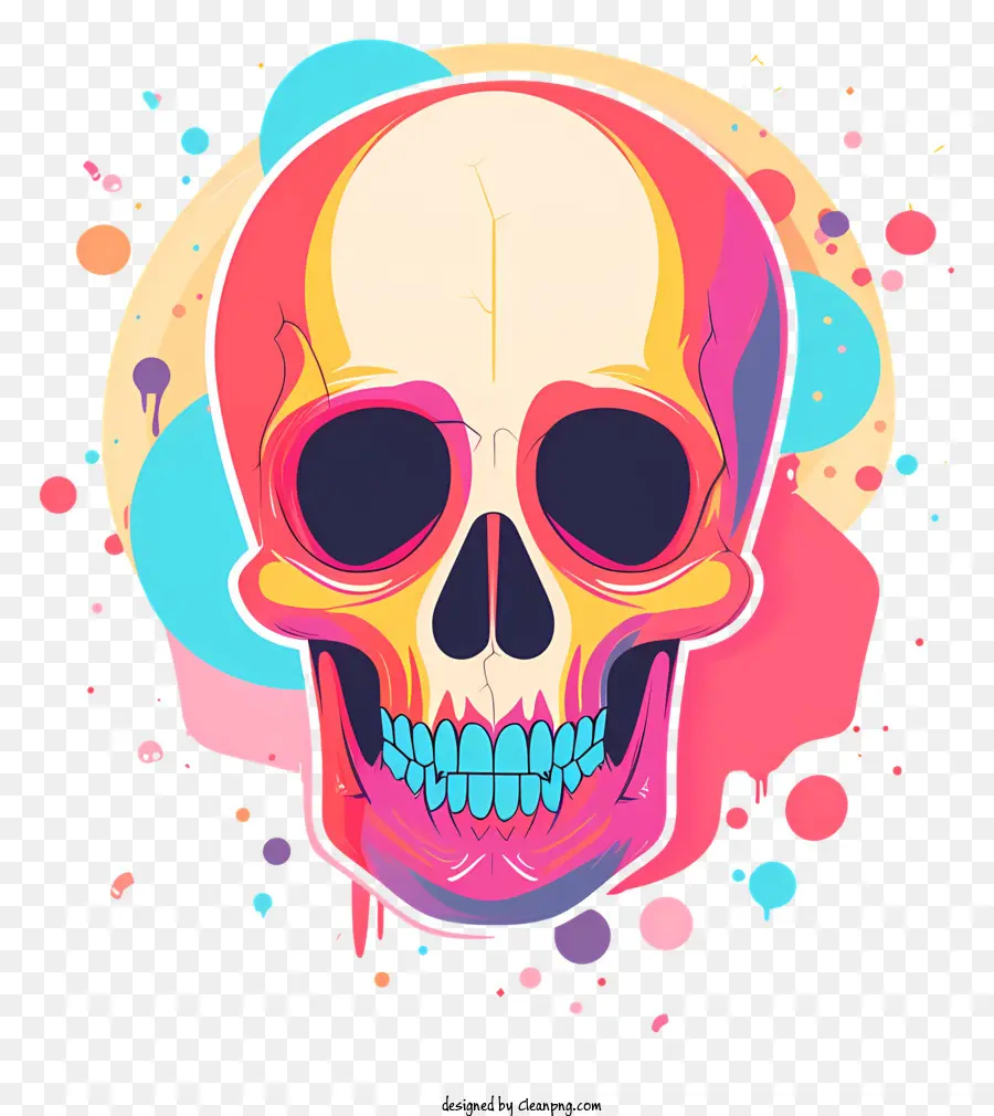 Calavera De Muerte，Cráneo PNG