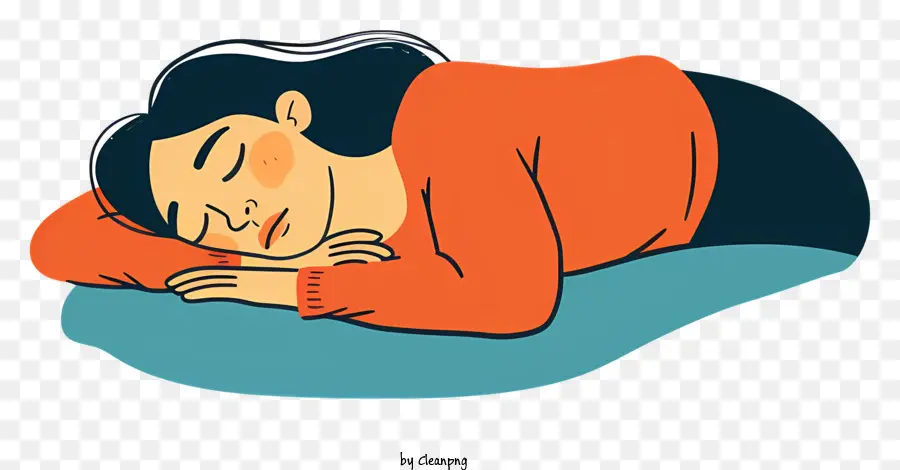 Día De La Siesta，Niña Dormida PNG