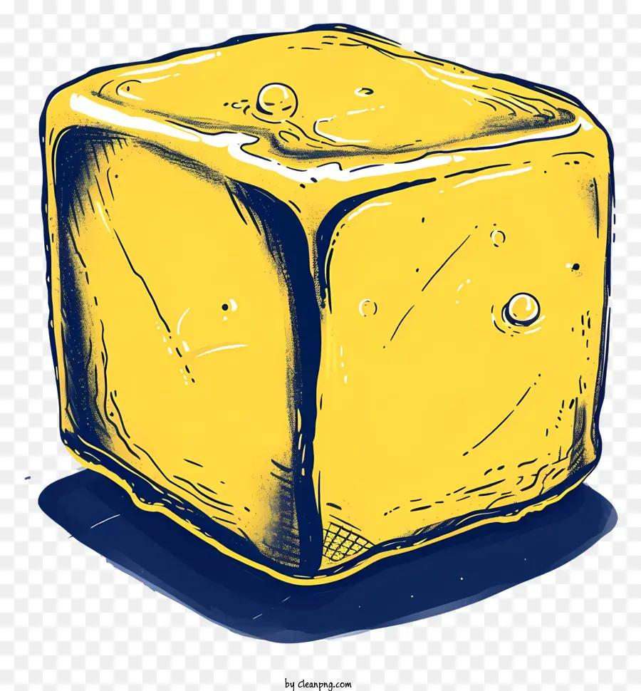 Cubo，Cubo Amarillo PNG