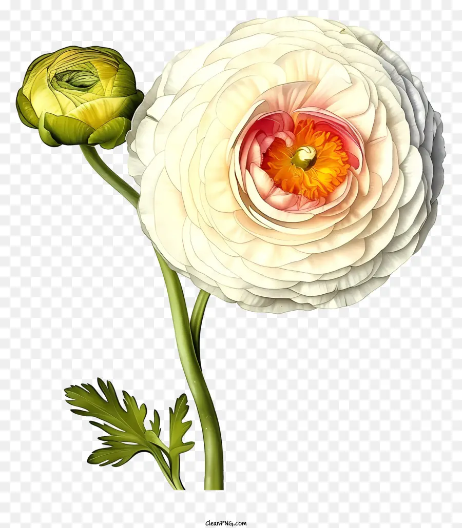 Flor De Ranúnculo，Flor PNG