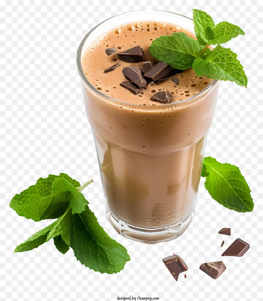 Día De Chocolate Y Menta，Batido De Chocolate Y Menta PNG