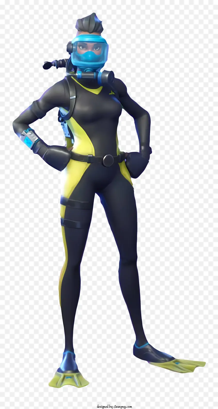 Fortnite，Traje De Buceo PNG