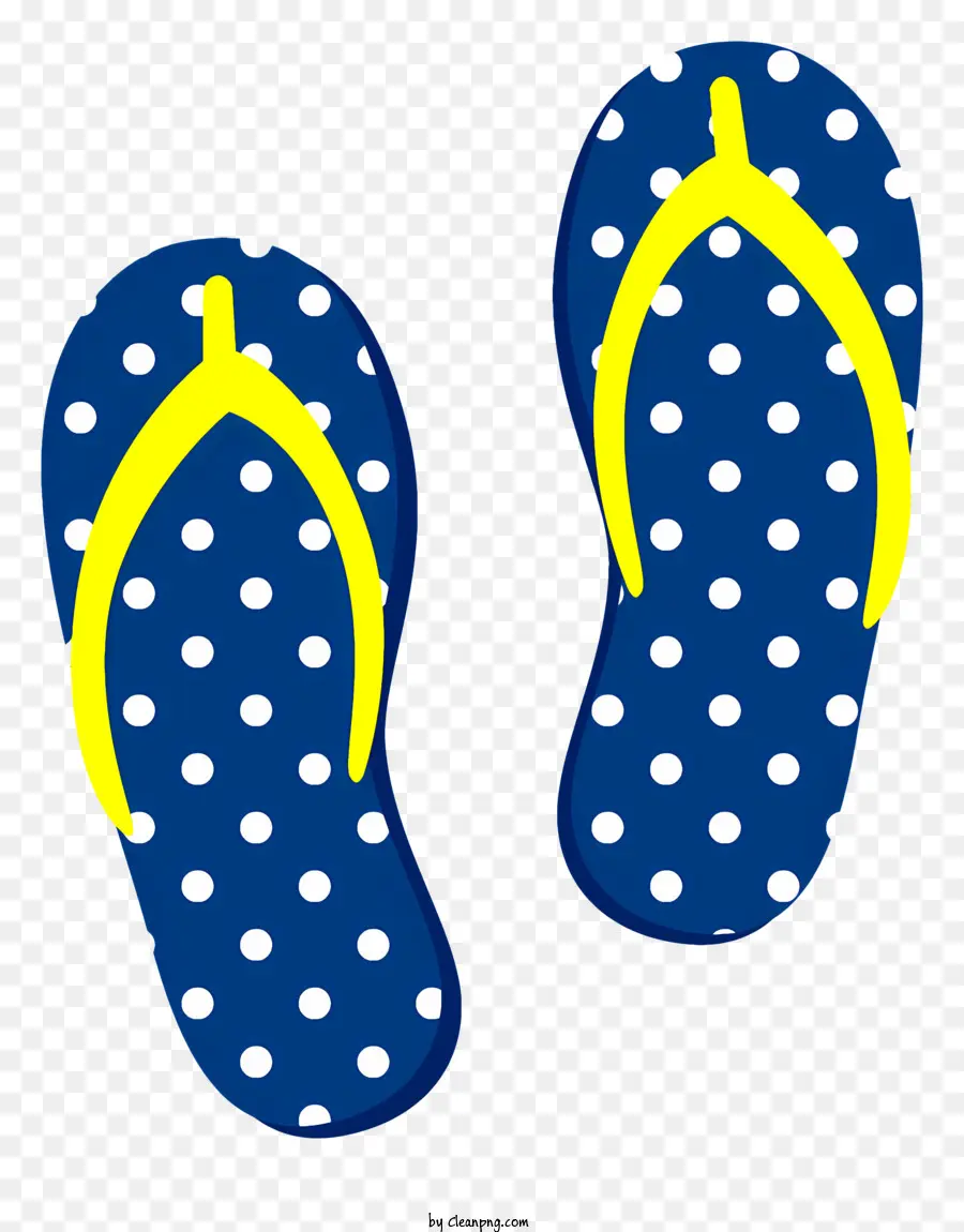 Flip Flops，Chanclas Azules PNG