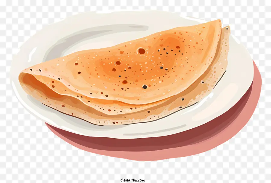 Dosa，Crepé Doblado PNG