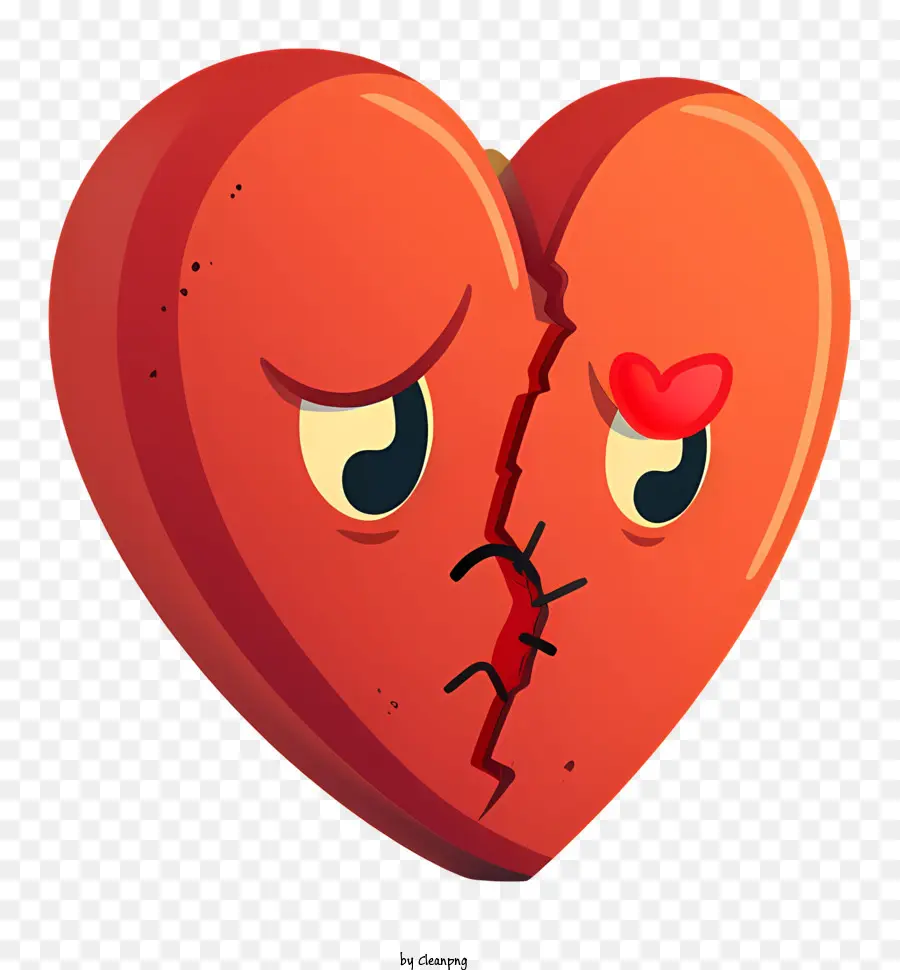 Corazón Roto，Triste PNG