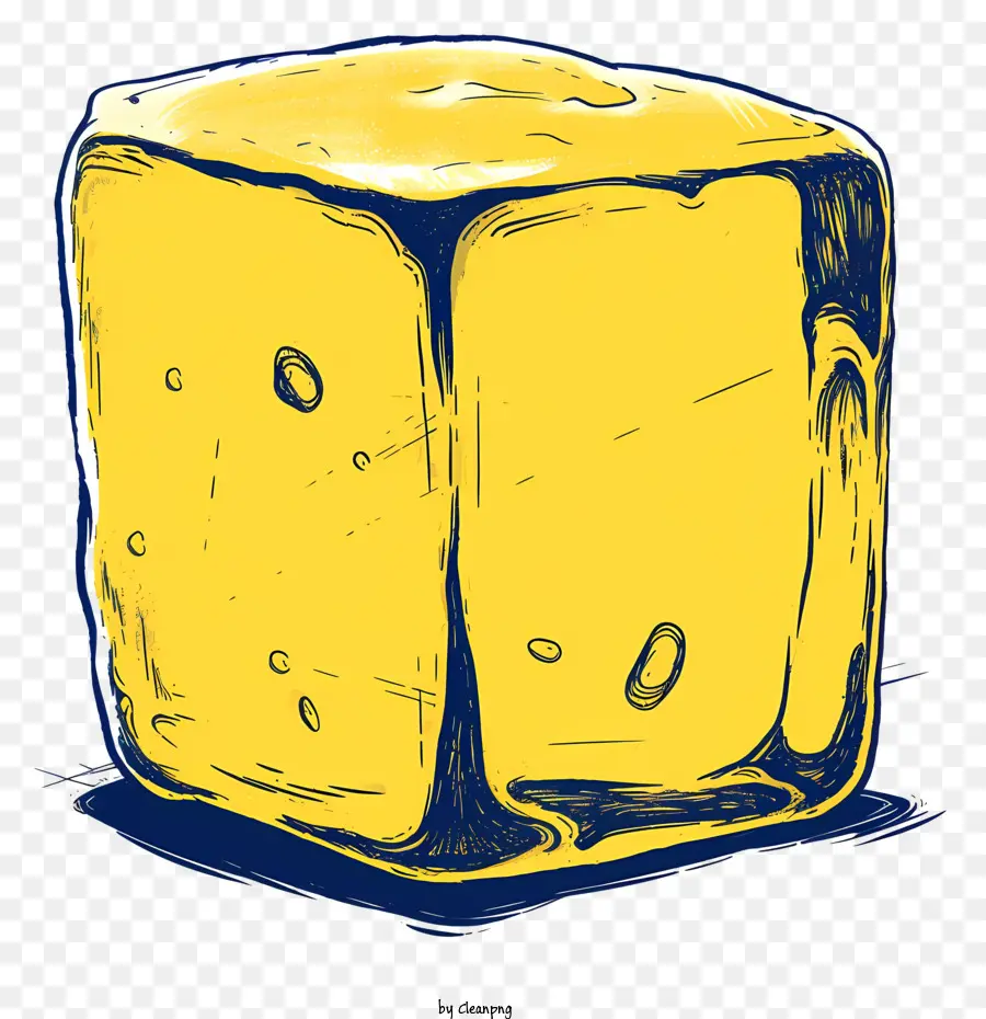 Cubo，Cubo Amarillo PNG