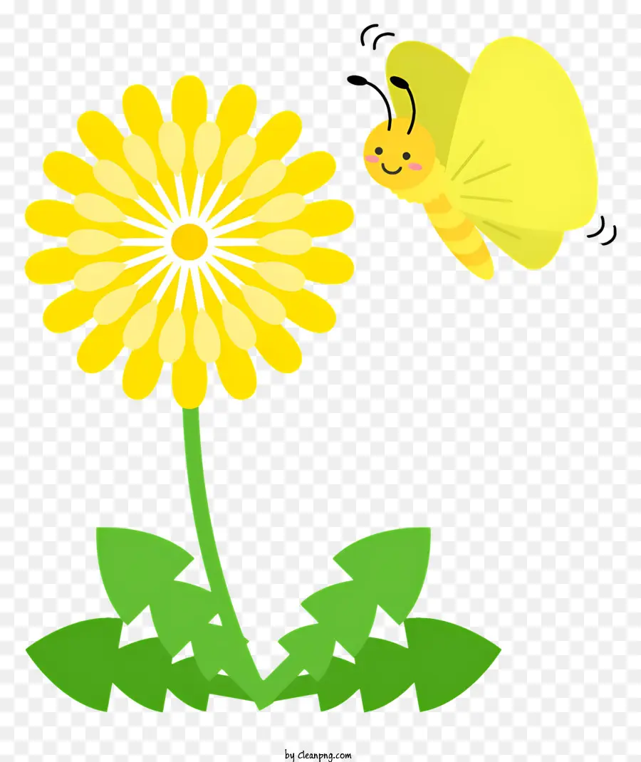 Diente De León，Flor Amarilla PNG