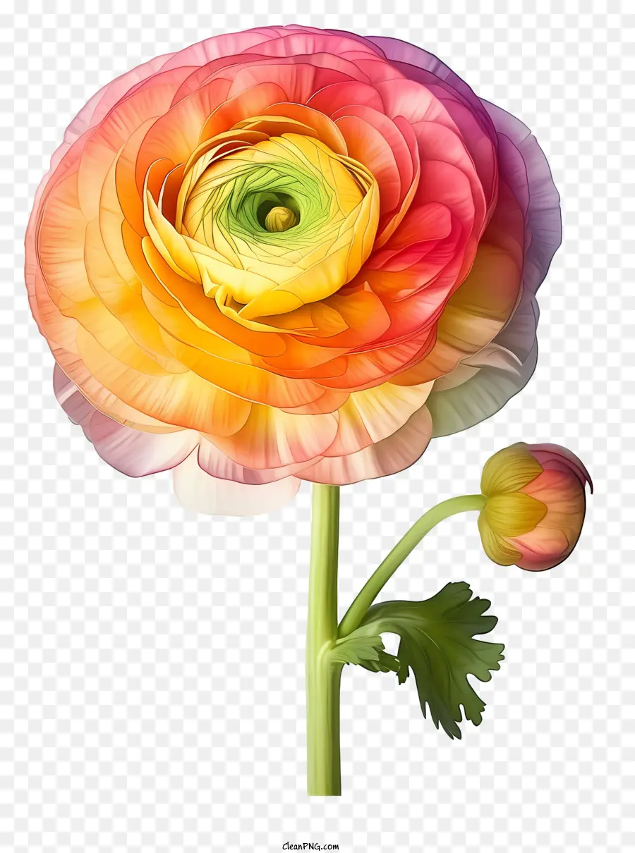 Flor De Ranúnculo，Flor Blanca PNG