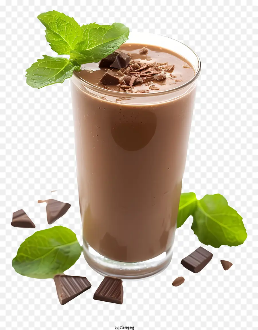 El Chocolate De Menta Día，La Leche Con Chocolate PNG