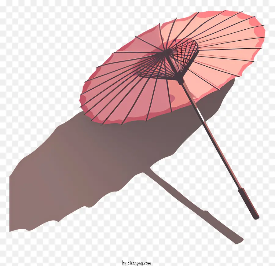 Parasol De Papel Rosa，Paraguas Rojo PNG