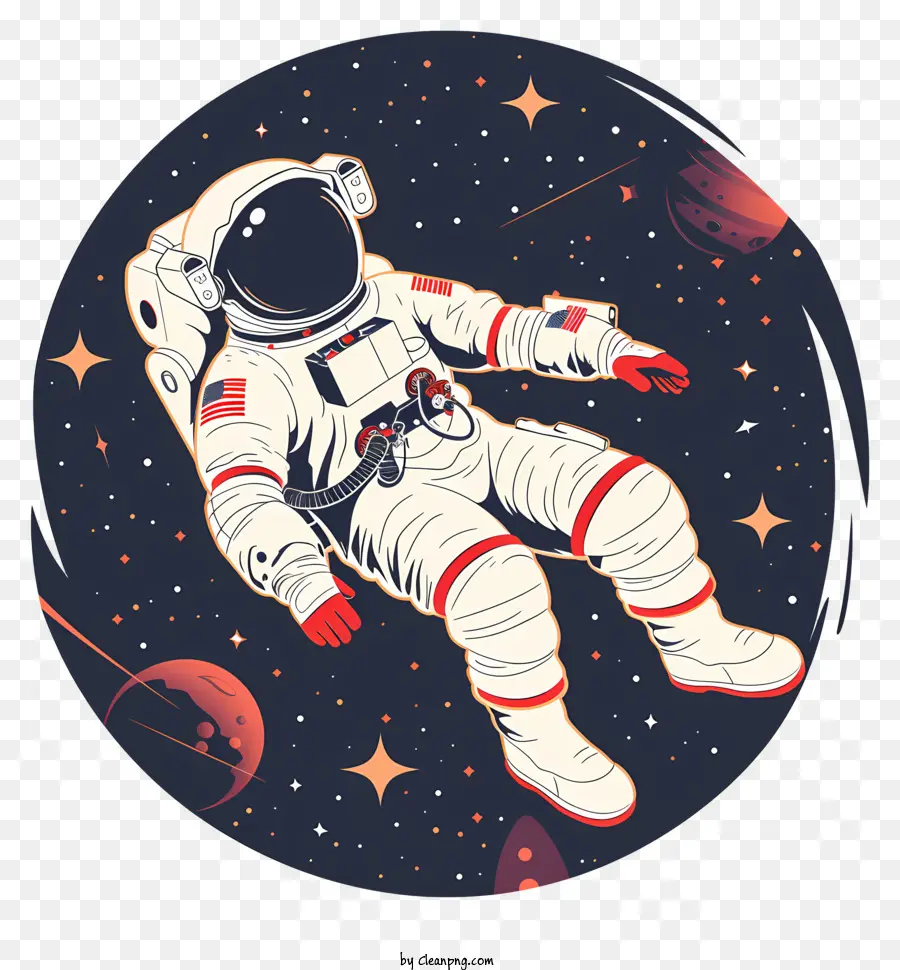 Espacio Flotante De Astronauta，Astronauta PNG