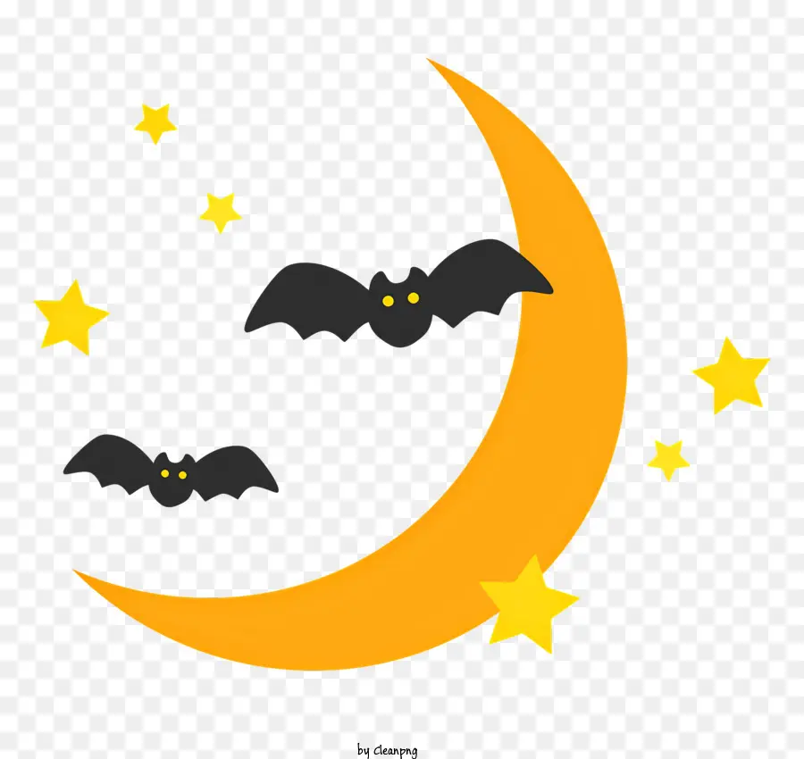 Halloween，Crescent Moon PNG