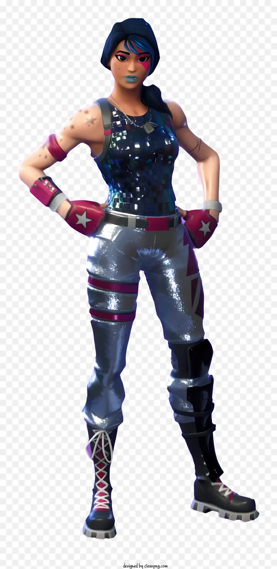 Fortnite，Atuendo Rosa PNG