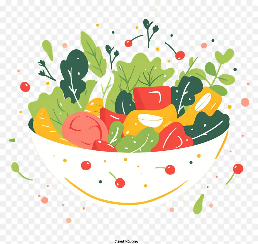 Ensalada De Verduras，Frutas Y Verduras Frescas PNG