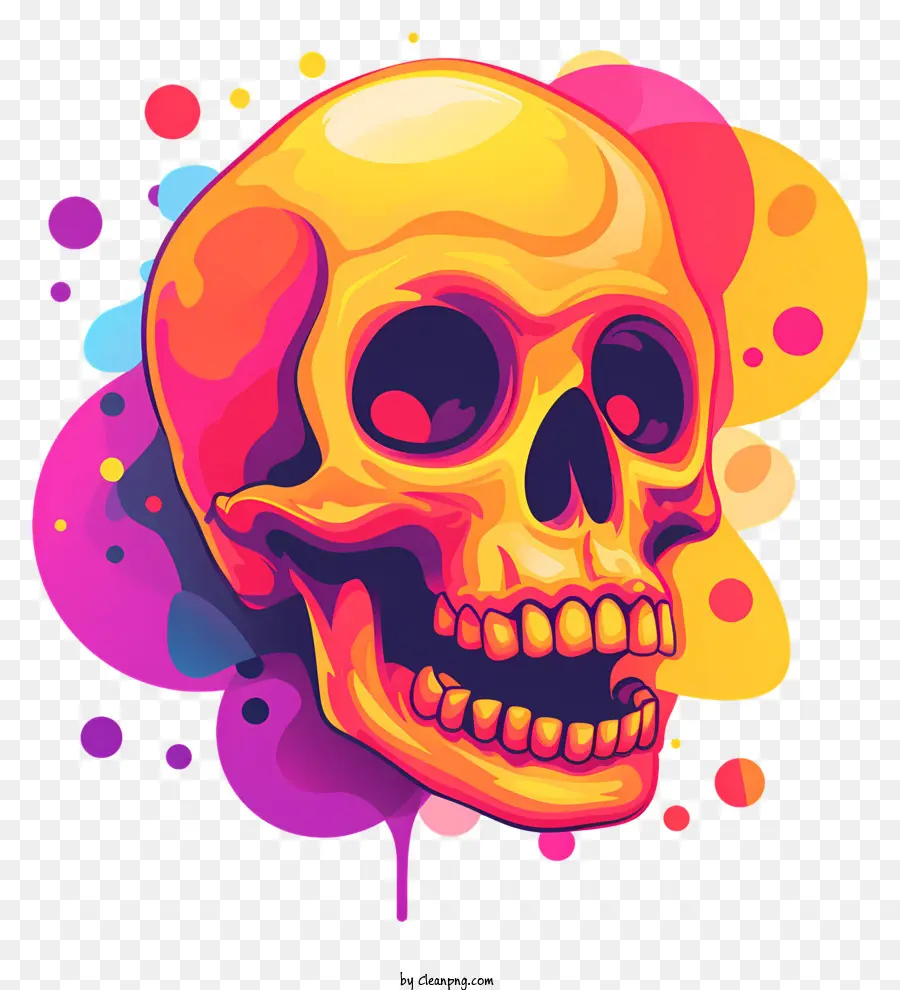 La Muerte De Cráneo，Arte Psicodélico PNG