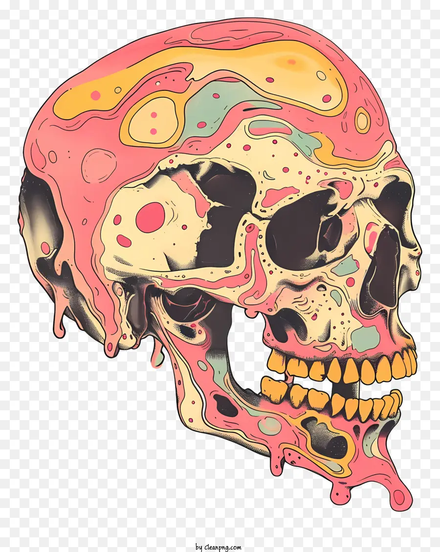 La Muerte De Cráneo，El Arte Abstracto PNG